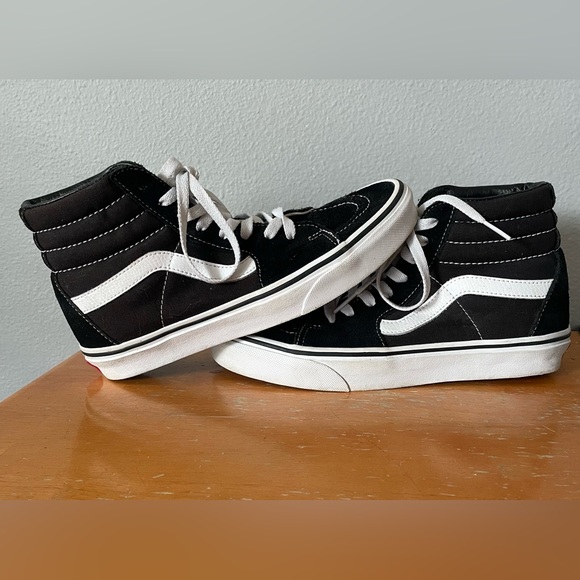 Vans Other - Vans Mens/Womens Black and White High-Top Sneakers